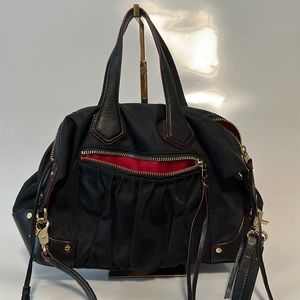 MZ Wallace Josie Satchel Persimmon Bedford Medium Shoulder Bag